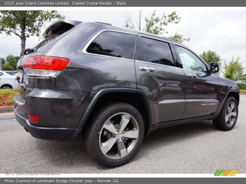 Granite Crystal Metallic / Black 2015 Jeep Grand Cherokee Limited
