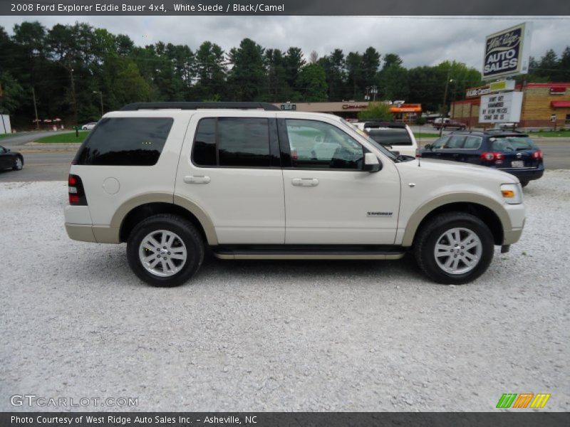 White Suede / Black/Camel 2008 Ford Explorer Eddie Bauer 4x4