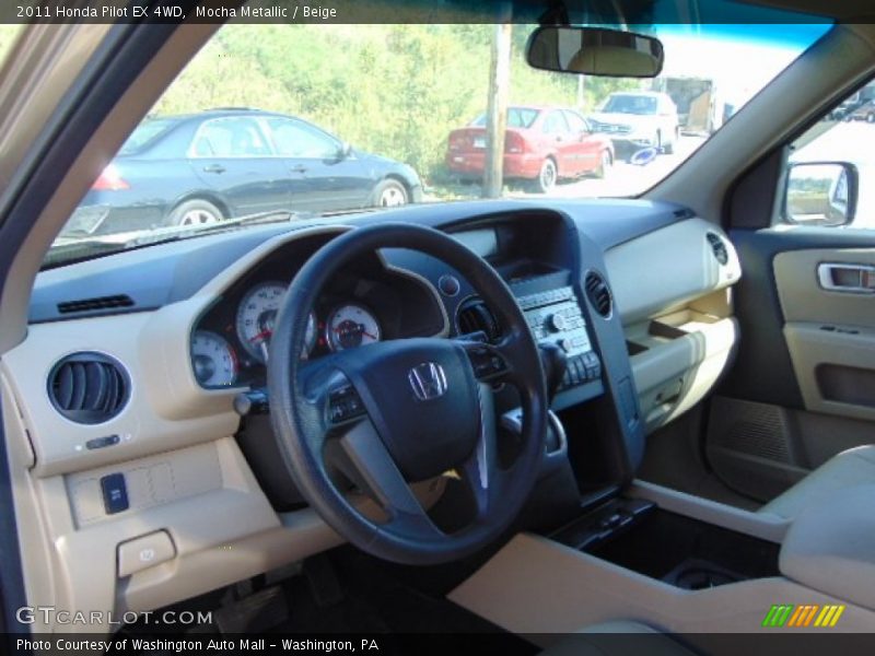 Mocha Metallic / Beige 2011 Honda Pilot EX 4WD