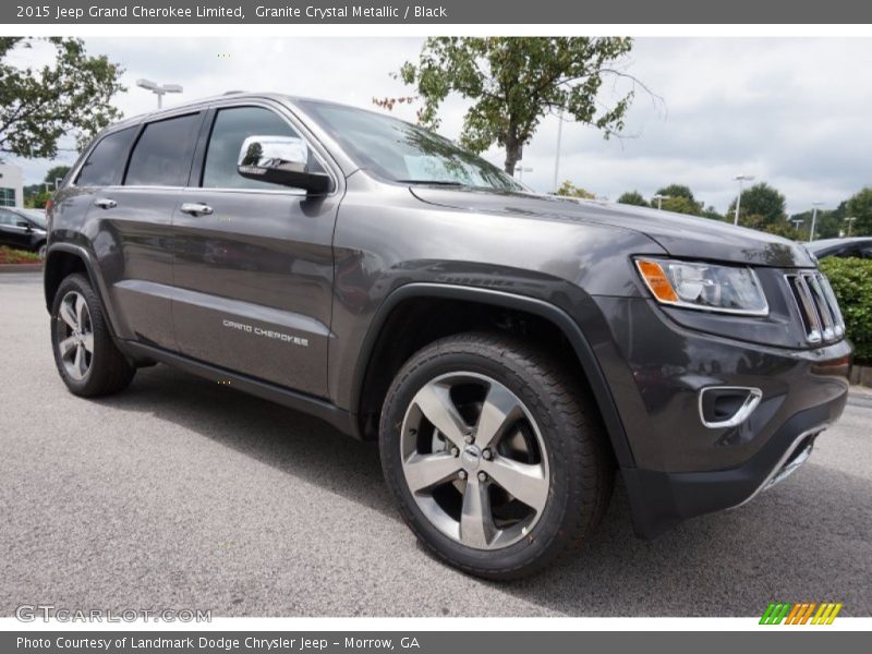 Granite Crystal Metallic / Black 2015 Jeep Grand Cherokee Limited