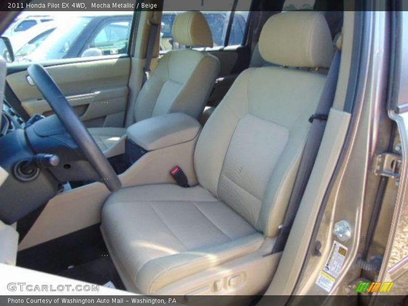 Mocha Metallic / Beige 2011 Honda Pilot EX 4WD