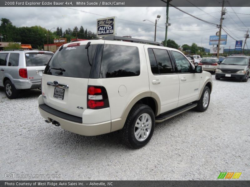 White Suede / Black/Camel 2008 Ford Explorer Eddie Bauer 4x4
