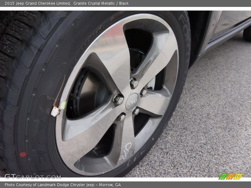 Granite Crystal Metallic / Black 2015 Jeep Grand Cherokee Limited