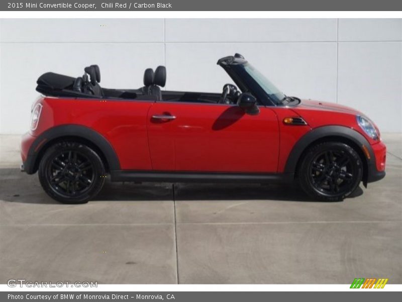Chili Red / Carbon Black 2015 Mini Convertible Cooper
