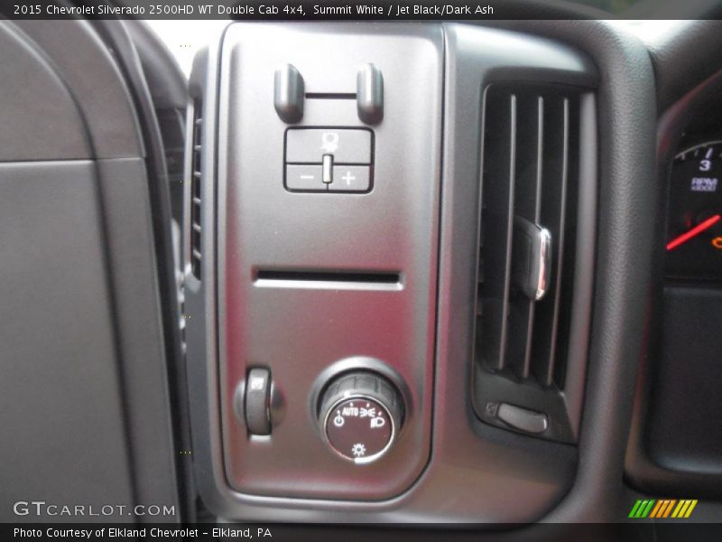 Summit White / Jet Black/Dark Ash 2015 Chevrolet Silverado 2500HD WT Double Cab 4x4