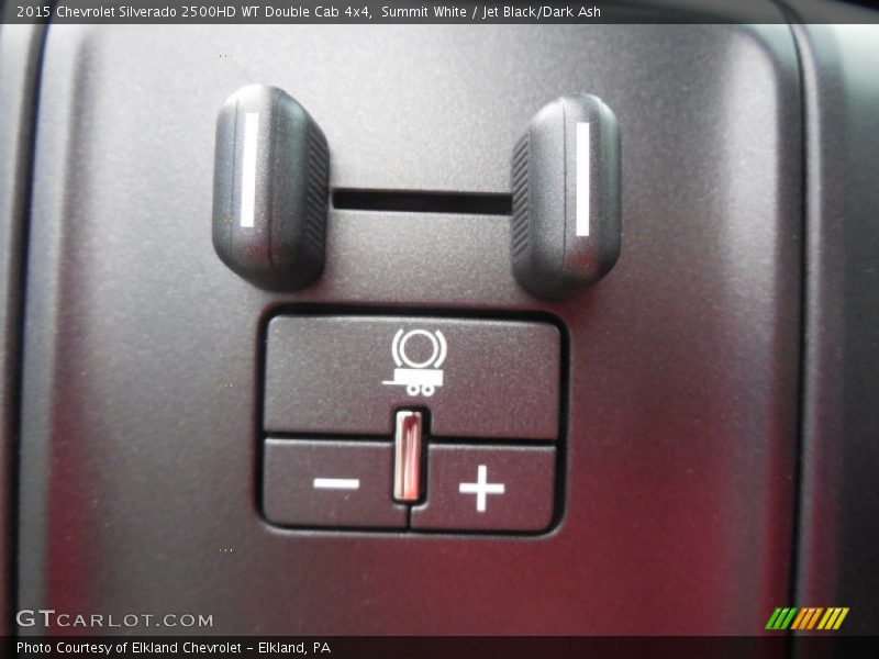 Summit White / Jet Black/Dark Ash 2015 Chevrolet Silverado 2500HD WT Double Cab 4x4