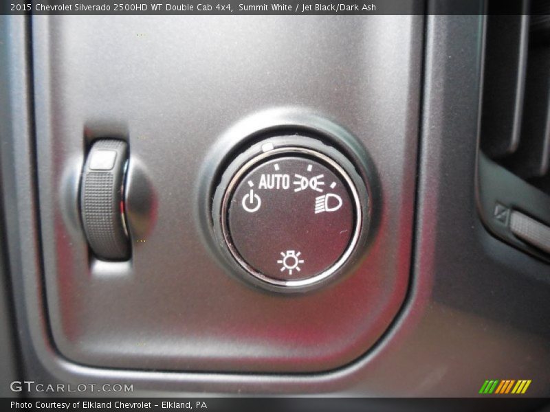 Summit White / Jet Black/Dark Ash 2015 Chevrolet Silverado 2500HD WT Double Cab 4x4