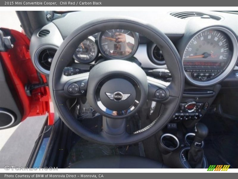 Chili Red / Carbon Black 2015 Mini Convertible Cooper