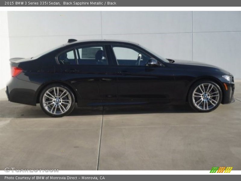 Black Sapphire Metallic / Black 2015 BMW 3 Series 335i Sedan