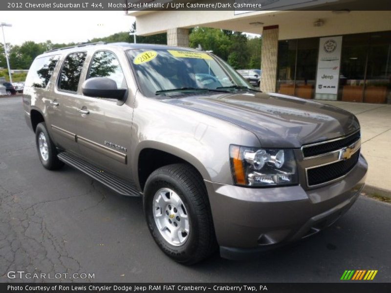 Mocha Steel Metallic / Light Cashmere/Dark Cashmere 2012 Chevrolet Suburban LT 4x4