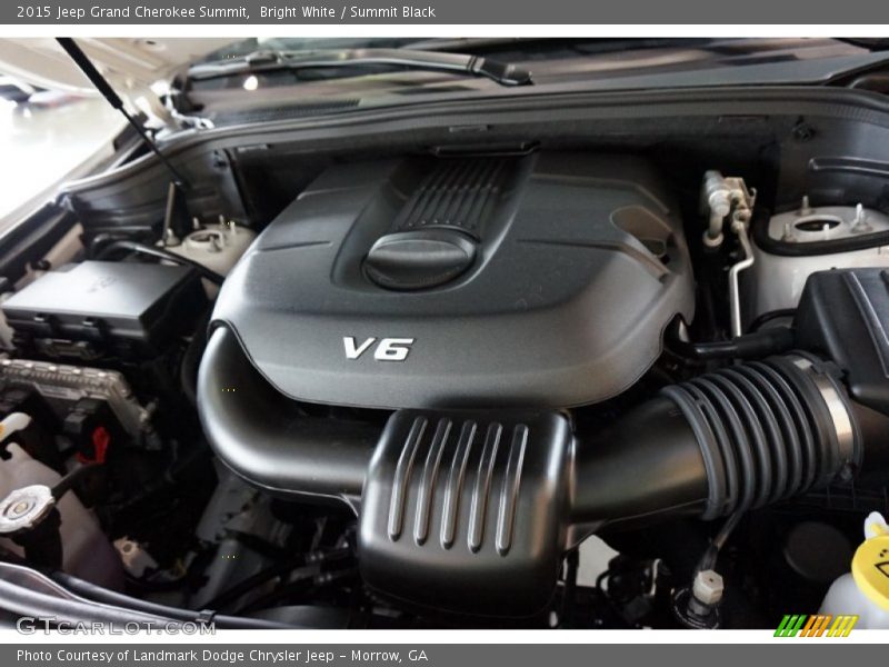 Bright White / Summit Black 2015 Jeep Grand Cherokee Summit