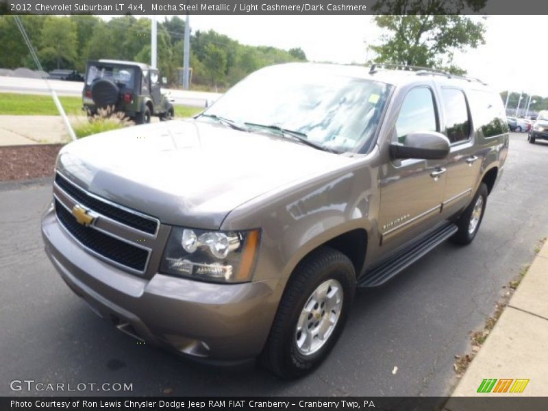 Mocha Steel Metallic / Light Cashmere/Dark Cashmere 2012 Chevrolet Suburban LT 4x4