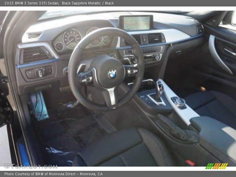 Black Sapphire Metallic / Black 2015 BMW 3 Series 335i Sedan