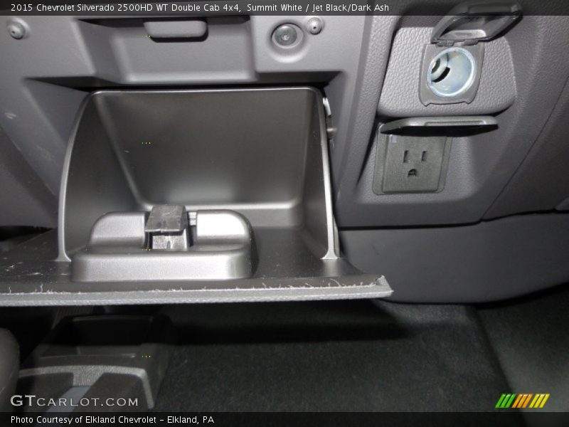 Summit White / Jet Black/Dark Ash 2015 Chevrolet Silverado 2500HD WT Double Cab 4x4