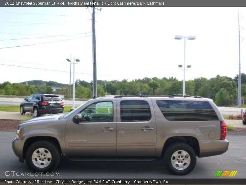 Mocha Steel Metallic / Light Cashmere/Dark Cashmere 2012 Chevrolet Suburban LT 4x4