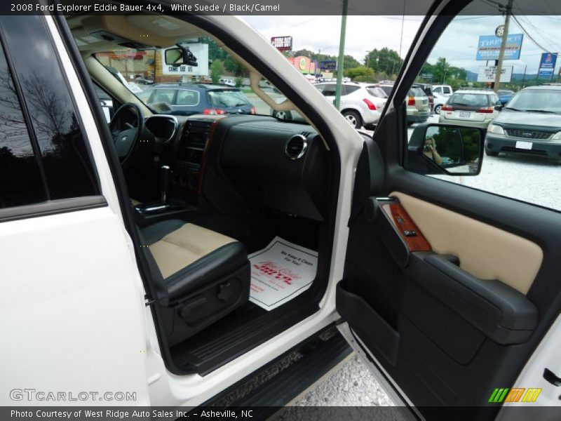 White Suede / Black/Camel 2008 Ford Explorer Eddie Bauer 4x4