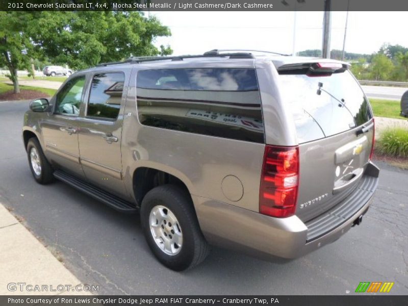Mocha Steel Metallic / Light Cashmere/Dark Cashmere 2012 Chevrolet Suburban LT 4x4