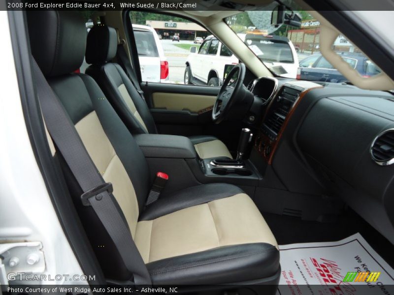 White Suede / Black/Camel 2008 Ford Explorer Eddie Bauer 4x4