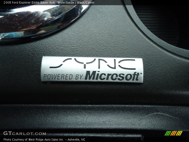 White Suede / Black/Camel 2008 Ford Explorer Eddie Bauer 4x4