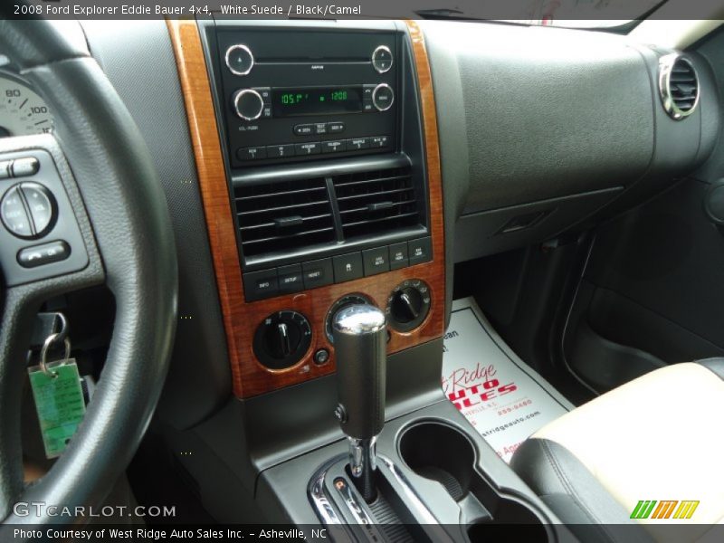 White Suede / Black/Camel 2008 Ford Explorer Eddie Bauer 4x4