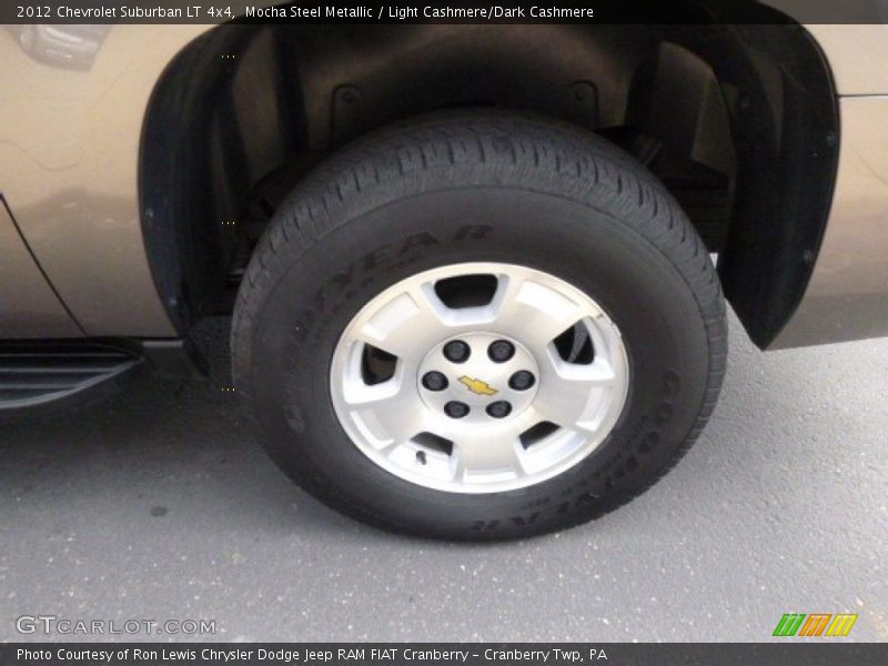 Mocha Steel Metallic / Light Cashmere/Dark Cashmere 2012 Chevrolet Suburban LT 4x4