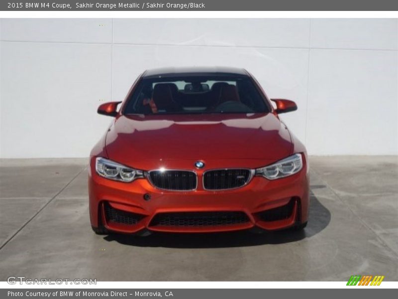 Sakhir Orange Metallic / Sakhir Orange/Black 2015 BMW M4 Coupe