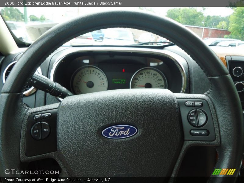 White Suede / Black/Camel 2008 Ford Explorer Eddie Bauer 4x4