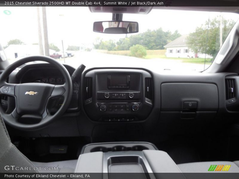 Summit White / Jet Black/Dark Ash 2015 Chevrolet Silverado 2500HD WT Double Cab 4x4