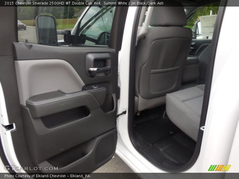 Summit White / Jet Black/Dark Ash 2015 Chevrolet Silverado 2500HD WT Double Cab 4x4