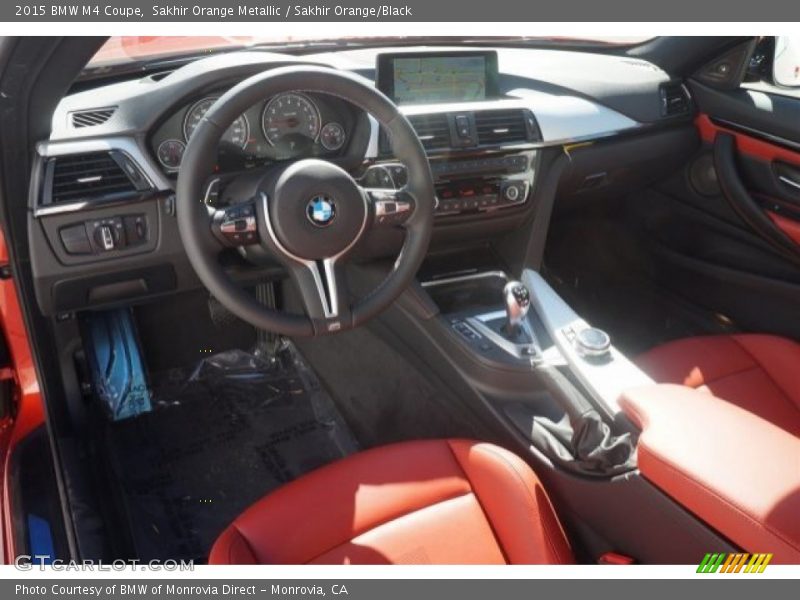 Sakhir Orange Metallic / Sakhir Orange/Black 2015 BMW M4 Coupe