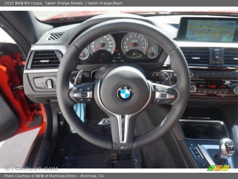Sakhir Orange Metallic / Sakhir Orange/Black 2015 BMW M4 Coupe