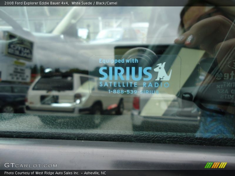 White Suede / Black/Camel 2008 Ford Explorer Eddie Bauer 4x4