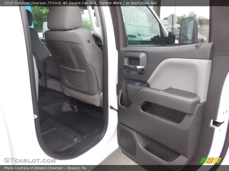 Summit White / Jet Black/Dark Ash 2015 Chevrolet Silverado 2500HD WT Double Cab 4x4