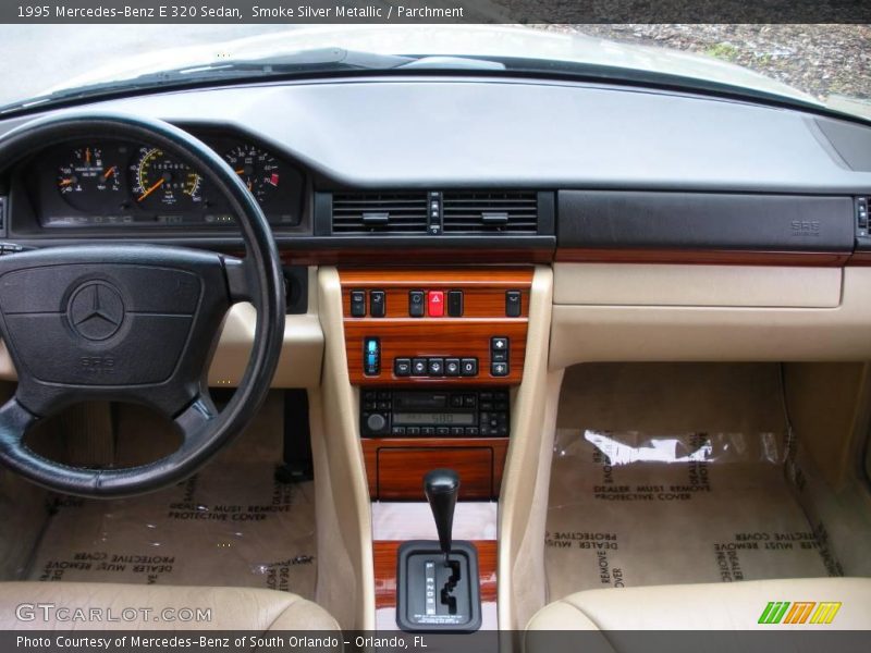 Smoke Silver Metallic / Parchment 1995 Mercedes-Benz E 320 Sedan