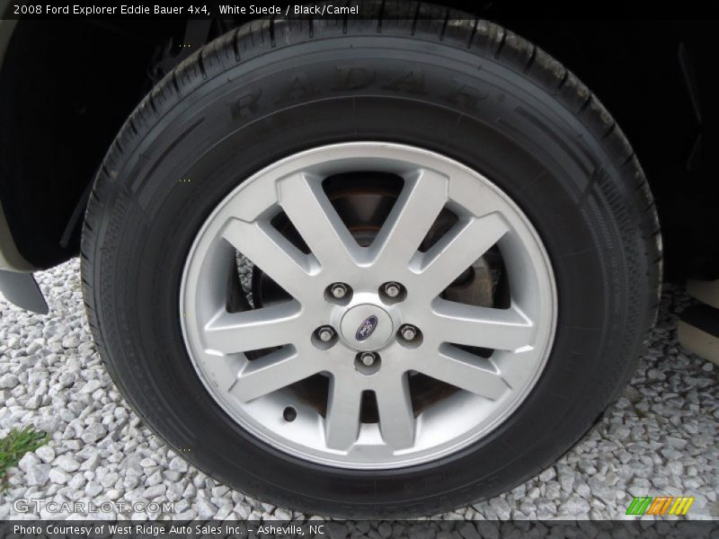 White Suede / Black/Camel 2008 Ford Explorer Eddie Bauer 4x4