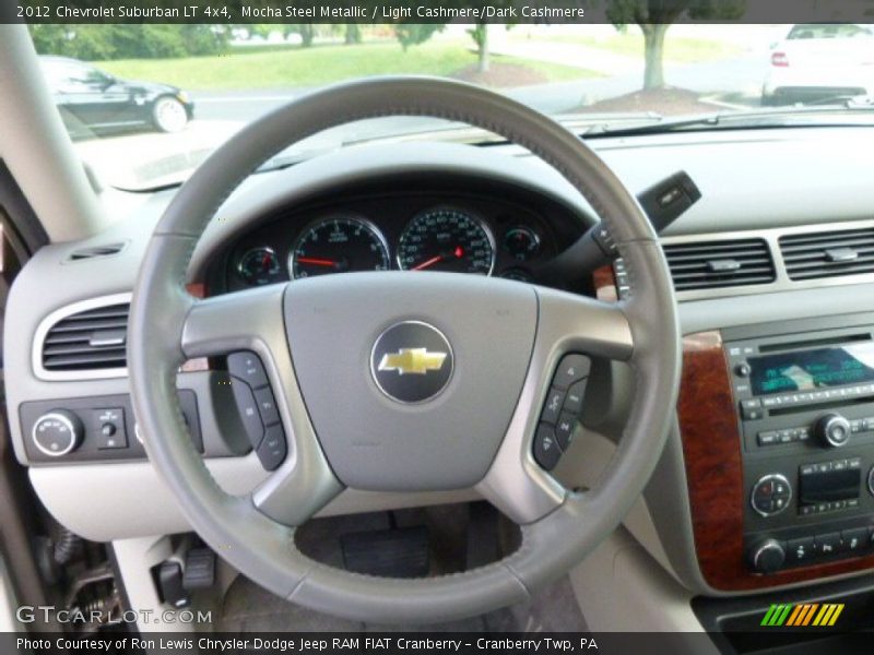 Mocha Steel Metallic / Light Cashmere/Dark Cashmere 2012 Chevrolet Suburban LT 4x4
