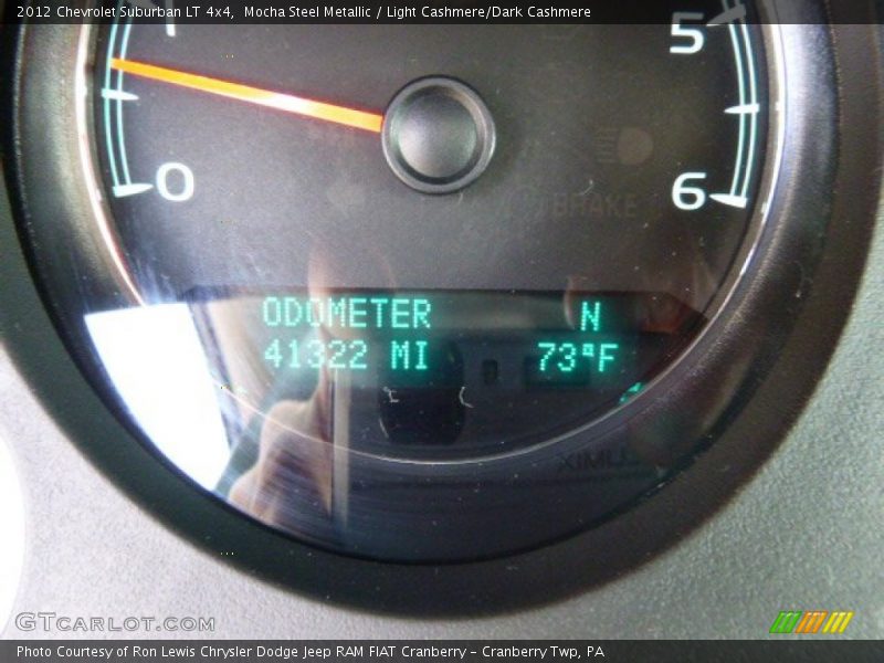 Mocha Steel Metallic / Light Cashmere/Dark Cashmere 2012 Chevrolet Suburban LT 4x4