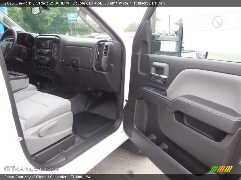 Summit White / Jet Black/Dark Ash 2015 Chevrolet Silverado 2500HD WT Double Cab 4x4