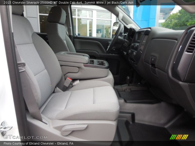 Summit White / Jet Black/Dark Ash 2015 Chevrolet Silverado 2500HD WT Double Cab 4x4