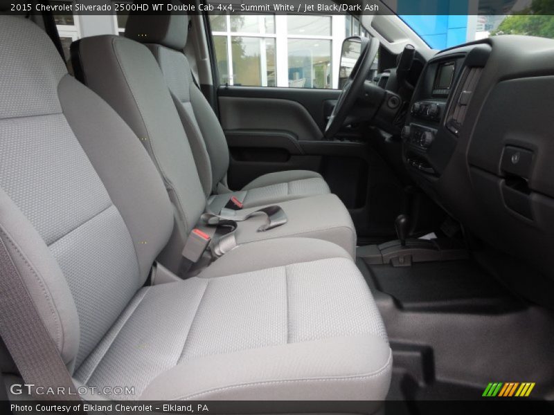 Summit White / Jet Black/Dark Ash 2015 Chevrolet Silverado 2500HD WT Double Cab 4x4