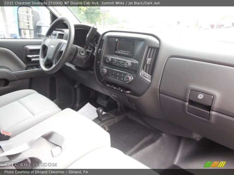Summit White / Jet Black/Dark Ash 2015 Chevrolet Silverado 2500HD WT Double Cab 4x4