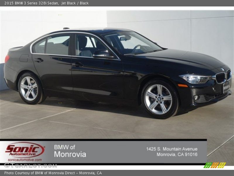 Jet Black / Black 2015 BMW 3 Series 328i Sedan