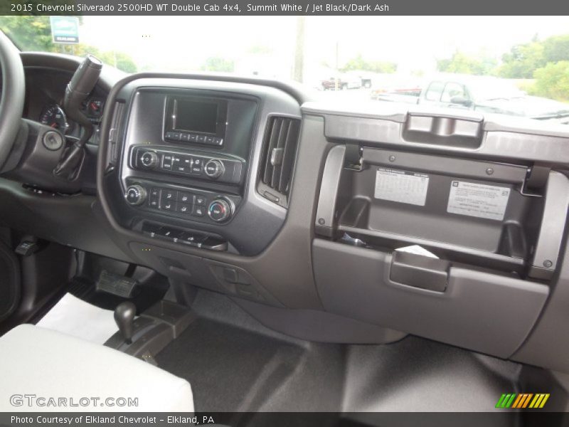 Summit White / Jet Black/Dark Ash 2015 Chevrolet Silverado 2500HD WT Double Cab 4x4