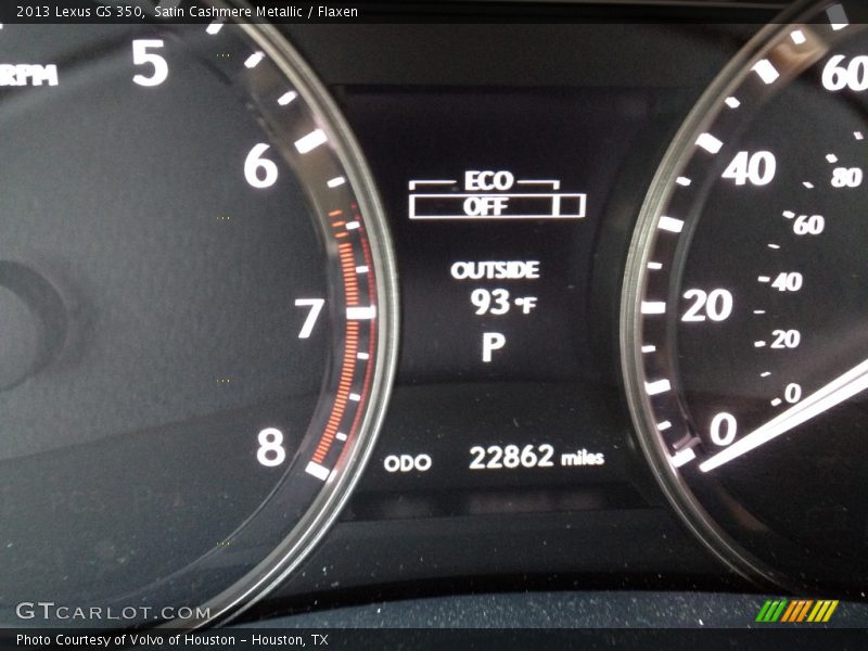 Satin Cashmere Metallic / Flaxen 2013 Lexus GS 350