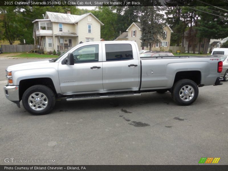 Silver Ice Metallic / Jet Black 2015 Chevrolet Silverado 3500HD LT Crew Cab 4x4
