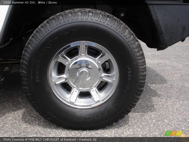 White / Ebony 2006 Hummer H2 SUV
