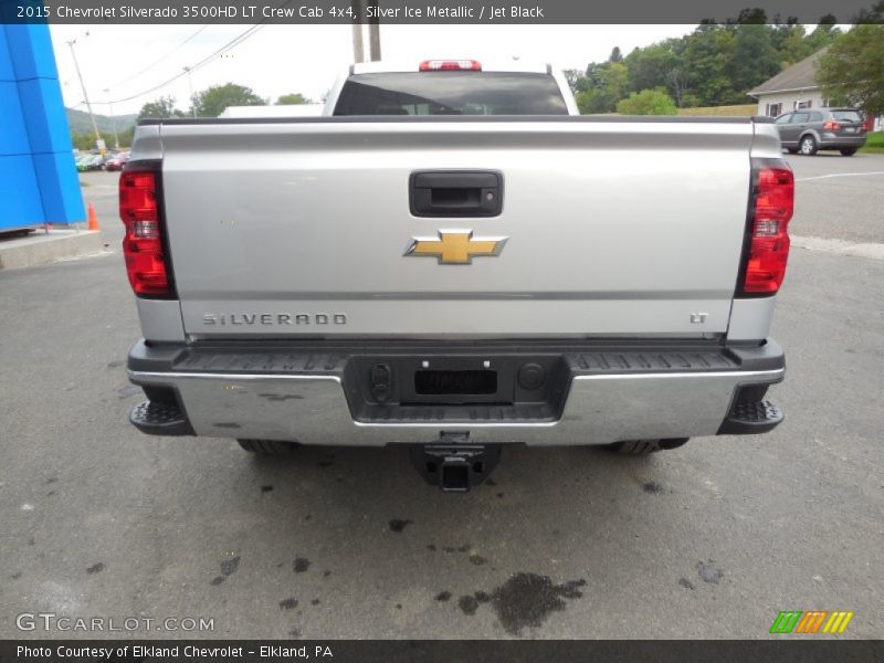 Silver Ice Metallic / Jet Black 2015 Chevrolet Silverado 3500HD LT Crew Cab 4x4