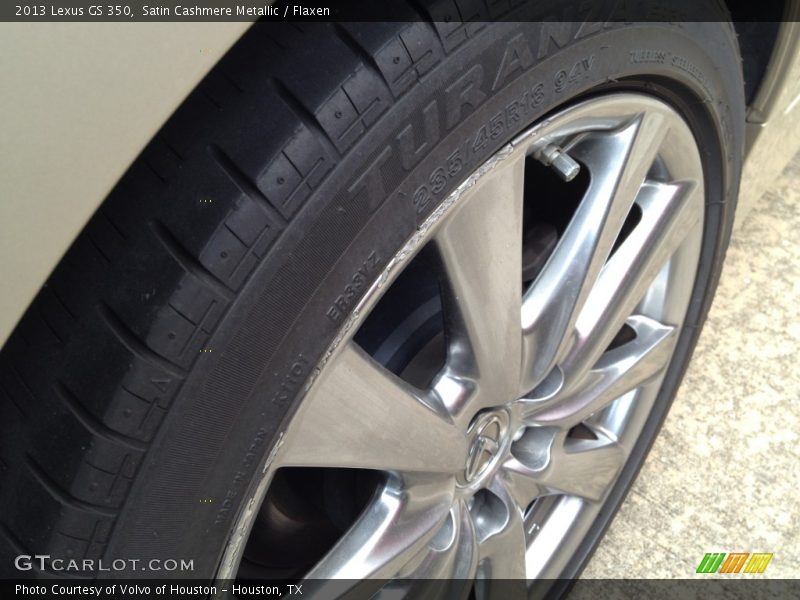 Satin Cashmere Metallic / Flaxen 2013 Lexus GS 350