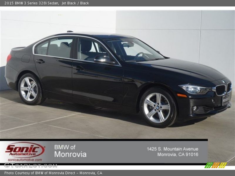 Jet Black / Black 2015 BMW 3 Series 328i Sedan