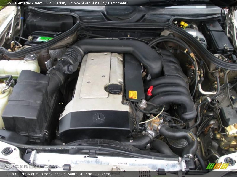 Smoke Silver Metallic / Parchment 1995 Mercedes-Benz E 320 Sedan